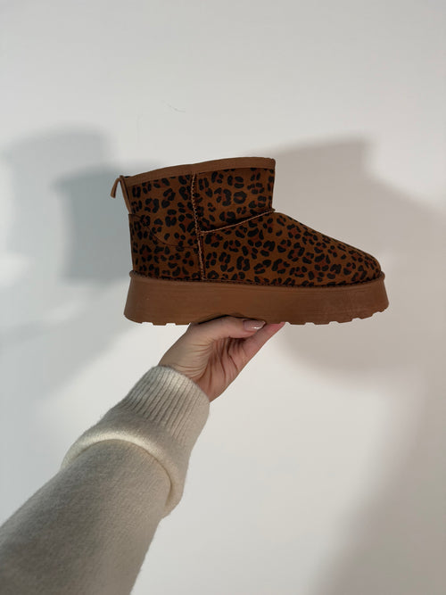 Bottines léopard - NOUVEAU