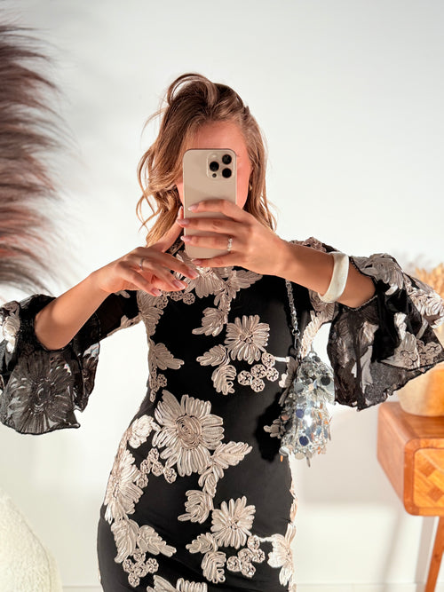 Robe Carolina fleurs - NOUVEAU