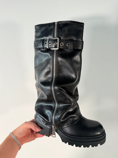 Bottes avec boucles - NOUVEAU