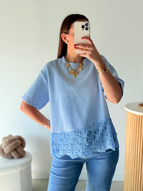 Tee-shirt dentelle - nouveau