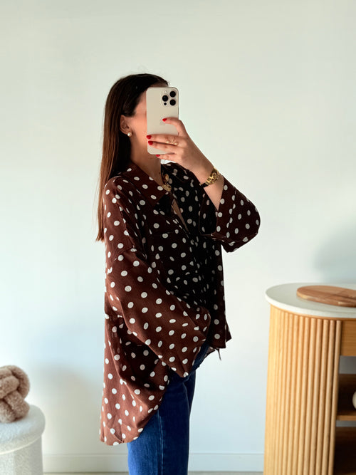 Chemise pois - nouveau