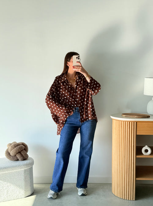 Chemise pois - nouveau