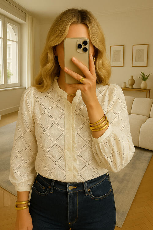 CHEMISE DENTELLE - NOUVEAU