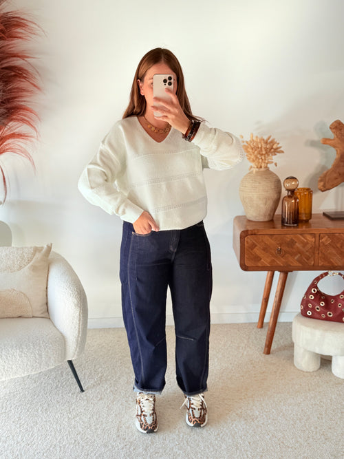 PULL COL V - NOUVEAU
