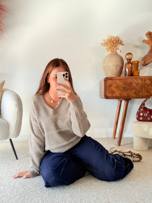 PULL COL V - NOUVEAU