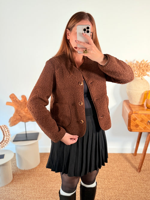 Veste Teddy - NOUVEAU