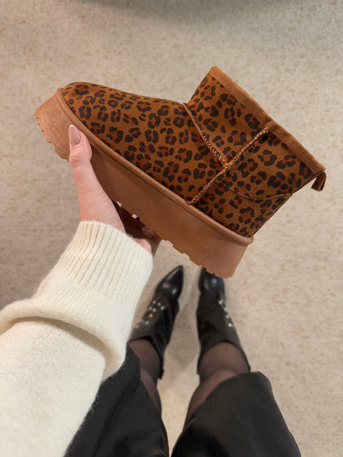 Bottines léopard - NOUVEAU