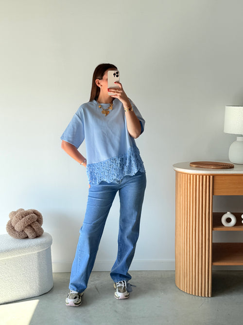 Tee-shirt dentelle - nouveau