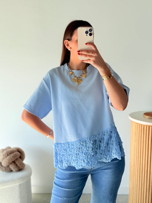 Tee-shirt dentelle - nouveau